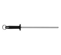 Starrett Sharpening Steel Knurled finish 12' (300mm) Black Handle - BKB407-12