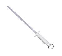Starrett Sharpening Steel Knurled finish 12" (300mm) White Handle (BKW407-12)