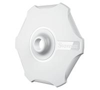 Starrett Sharpening Steel Protector - BKW5 White Antimicrobial Sanitized Guard Polypropylene for Hand & Wrist Protection - Durable & Easy-to-Clean Knife Sharpener Accessory