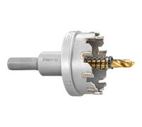 Starrett SM45 Hole Saw, Tungsten Carbide Tipped for Stainless Steel & Sheet Metal, 45 mm