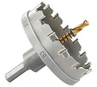 Starrett TCT Carbide Tipped Stainless Cutting Hole Saw 80mm
