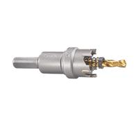 Starrett Carbide Tipped Hole Saw SM23 for Stainless Steel & Aluminum 23 mm with Arbor & Pilot Bit