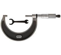 Starrett V226MXRL-75 Outside Micrometer, Ratchet Stop, Lock Nut, Carbide Faces, 50-75 mm Range, 0.001 mm Graduation, +/-0.002 mm Accuracy