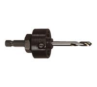 Starrett Holesaw Arbor - 32-210mm Hex Shank Locking Arbor with Carbide Tipped Pilot Drill - XA17-38