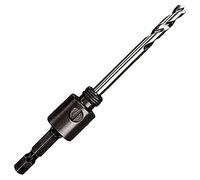 Starrett XA4C Hole Saws Arbor - 14-30mm Hex Shank Arbor 1/2" Screw Thread with 6.35mm Carbide Tipped Pilot Drill - Quick Change Mandrel