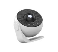 Starries Skies Rotating Projectors Night Lamp Bluetooth-Compatible 5.0 Speakers 13 Galaxies Themes Builts in White Noise Remote Controls Home Astronomies Decoration Starries Night Light with White