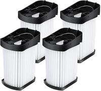 StarRing 4/8 Pcs Washable Reusable HEPA Filter Replacement for Shark WV270UK WV273UKT WandVac 2.0 Cordless Handheld Vacuum Cleaner (4PCS)