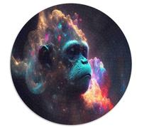 Starry Ape Colourful Abstract 1000 Piece Jigsaw Puzzle Paper Adult Night View Jigsaw Puzzle for Family Home Gift 1000pcs (67.5x67.5cm)