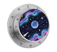 Starry Cosmos Kitchen Timers for Cooking Visual Timer Stainless Steel Magnetic Timer with Alarm Cooking Timers for Baking, Exercise, Sports, Study & Outdoor Use