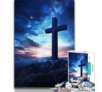 Starry Cross Puzzles for Adults Teens 2000 Pieces,Help The Brain Exercise Addictive Toys to Cultivate Patience Suitable for Couples 70x100cm