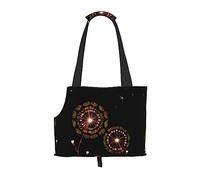 Starry Dandelion Printed pet shoulder bag for going out - small dog and cat dual-purpose shoulder bag