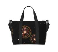 Starry Dandelion Printed Tote Gym Bag Crossbody Weekend Travel Bag Suitable For Business Trips