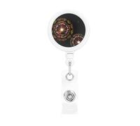 Starry Dandelion Retractable Badge Holder Convenient and Durable for Offices Schools and Hospitals Use