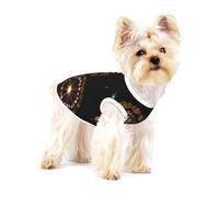 Starry Dandelion Small Dog Cotton Vest Large - Breathable, Comfortable Pet Shirt for Cats and Dogs
