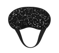 Starry Divination Constellation Sleep Mask for Side Sleeper, Eye Mask Sleeping for Women Men,for Sleeping with Elastic Band