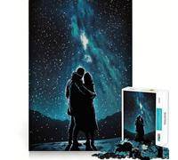 Starry Embrace Adults Puzzles 1000 Piece Jigsaws Reason Skill Toy Slow Enjoy Exact Cut Art Collection Piece 50x75cm