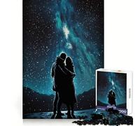 Starry Embrace Jigsaw Puzzles 1000 Pieces for Adults Boost Recall Relax Mind Accurate Edge Santa Wish List 38x26cm