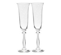Starry Eve Flutes - Set of 2 Transparent one size