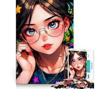 Starry-Eyed Daydreamer for Adults 1000 Piece Jigsaw Puzzle Mind Puzzle Relaxing Fun Image Assembly Warm Surprise 38x26cm