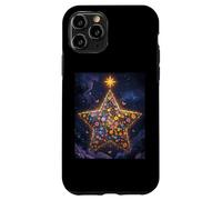 Starry Flowers Celestial Garden Stars Clouds Christmas Eve Case for iPhone 11 Pro