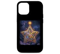 Starry Flowers Celestial Garden Stars Clouds Christmas Eve Case for iPhone 12/12 Pro