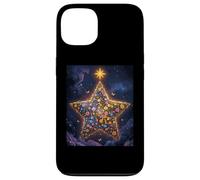 Starry Flowers Celestial Garden Stars Clouds Christmas Eve Case for iPhone 13