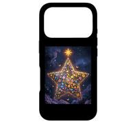 Starry Flowers Celestial Garden Stars Clouds Christmas Eve Case for iPhone 17 Pro