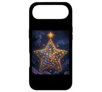 Starry Flowers Celestial Garden Stars Clouds Christmas Eve Case for iPhone Air