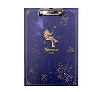 Starry for Sky Series Writing Board Clipboard for Office School Hardboard A4 Paper Pad Paperboard File Holder Writing Drawing Stationery File Holder