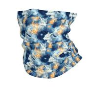 Starry Fox Print Men Women Neck Warmer Multifunctional Neck Gaiter Breathable Snood Scarf For Sport Motorcycle Summer Walking