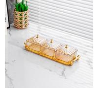 STARRY G Serving Box Set, Snack Serving Platter with Lid, Serving Tray with 3/4/6 Pack Removable Dish Bowls, Divided Serving Relish Bowls for Snacks Nuts Fruit Appetizer Dessert Candy Condiment