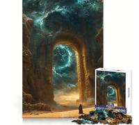 Starry Gateway to Infinity Jigsaw Puzzles 1000 Pieces for Teenagers Thought Toy Shared Fun Precise Edge Santa Wish Item 38x26cm