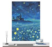 Starry Glitter Jigsaw Set - Romantic 1000 Piece Puzzle Scene, 27.5 x 20 Inch Sparkling Artwork with Precision Cut, Leisure Activity Kit, Cardboard Finish, Assembly Challenge for Skill Enrichment