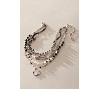 Starry Layer Necklace at Free People in B & W - female