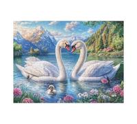 Starry Magic Black Cat 500 Pc DIY Jigsaw Puzzle Cute Pets Warm The Heart Puzzles for Adults Teens Hard Challenging Team Building Stress Reducing Autumn Rigid Cardboard 500 PCS