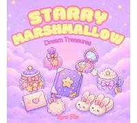 Starry Marshmallow Dream Treasure Coloring Book: Dreamy Fantasy Treasures with Bold and Easy Designs