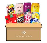 Starry Mart 10 Cans of Random Assorted Flavours of Japanese Beer & Chuhai Highball Hamper Gift Box