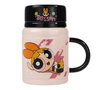 Starry Mart Heng Bang Cute Cartoon Girls Ceramic Mug 470ml - Cute Cartoon Coffee & Tea Cup with Character Design (Pink)