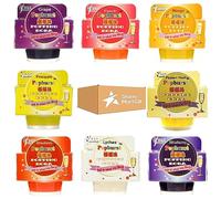 Starry Mart Popping Boba for Bubble Tea, Cocktails, Dessert Topping, Smoothie 130g - 8 Assorted Full Flavours