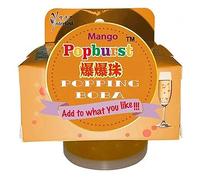 Starry Mart Popping Boba for Bubble Tea, Cocktails, Dessert Topping, Smoothie 130g - Mango Flavour