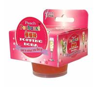 Starry Mart Popping Boba for Bubble Tea, Cocktails, Dessert Topping, Smoothie 130g - Peach Flavour