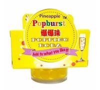 Starry Mart Popping Boba for Bubble Tea, Cocktails, Dessert Topping, Smoothie 130g - Pineapple Flavour