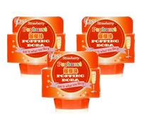 Starry Mart Popping Tapioca Pearls Bubbles for Bubble Tea, Cocktails, Dessert Topping, Smoothie 130g - Strawberry (Pack of 3)