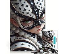 Starry Mask Anime Girl 1000 Piece Jigsaw Puzzle for Teenagers Smart Toy Bonding Time Accurate Cut Art Collection Piece 38x26cm