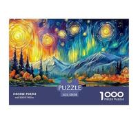 Starry Mountain LakeJigsaw Puzzles for Adults Featuring 1000 Advanced And Challenging Educational Games - These Serve As The Quintessential Gift Jigsaw Puzzles for Adults And Kids Age 12 Years Up 52x