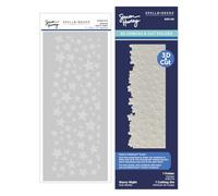 Starry Night 3D Emboss & Cut Folder and Stencil Bundle from The Simon's Space Adventure Collection by Simon Hurley