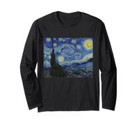 Starry Night by Vincent Van Gogh | Famous Painting Long Sleeve T-Shirt