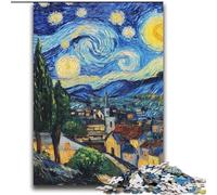 Starry Night Country 2000 Piece Jigsaw Puzzle for Adults Teens, Challenging Game Toys Every Piece Is Unique - Challenging Family Fun Game (70x100cm)