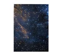 Starry Night Deep Outer Space Printed Wooden Puzzle 500 Piece, Cute Puzzle Game in Plastic Box for Family Entertainment and Brain Training Gifts