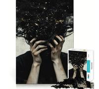 Starry Night Despair 1000 Piece Jigsaw Puzzles for Adults Teenagers Cognitive Toy Leisure Fun Pattern Assembly Festive Gift 38x26cm